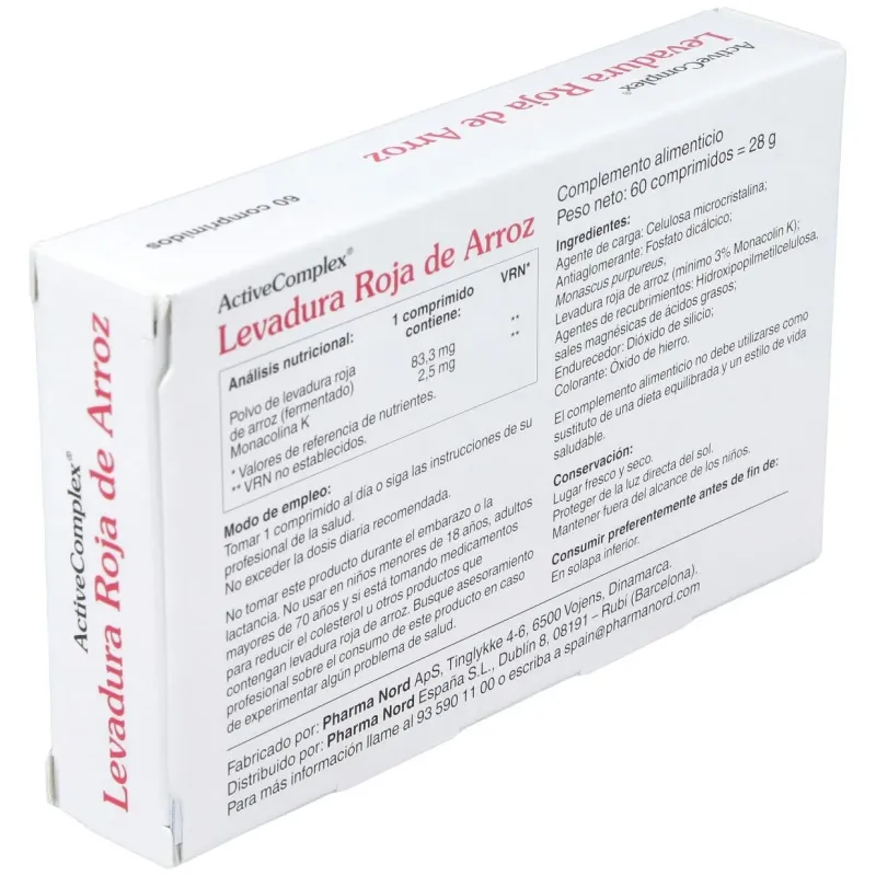 New activecomplex levadura roja de arroz 60comp. | Farmacia Barata New activecomplex levadura roja de arroz 60comp. | Farmacia Barata