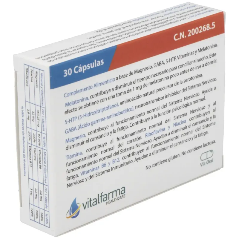 Vitalfarma somnomax 30caps | Farmacia Barata