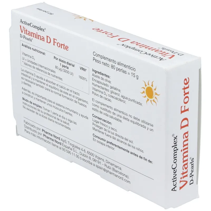 Activecomplex vitamina d 3200ui 80 perlas | Farmacia Barata Activecomplex vitamina d 3200ui 80 perlas | Farmacia Barata