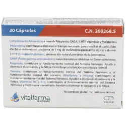 Vitalfarma somnomax 30caps | Farmacia Barata