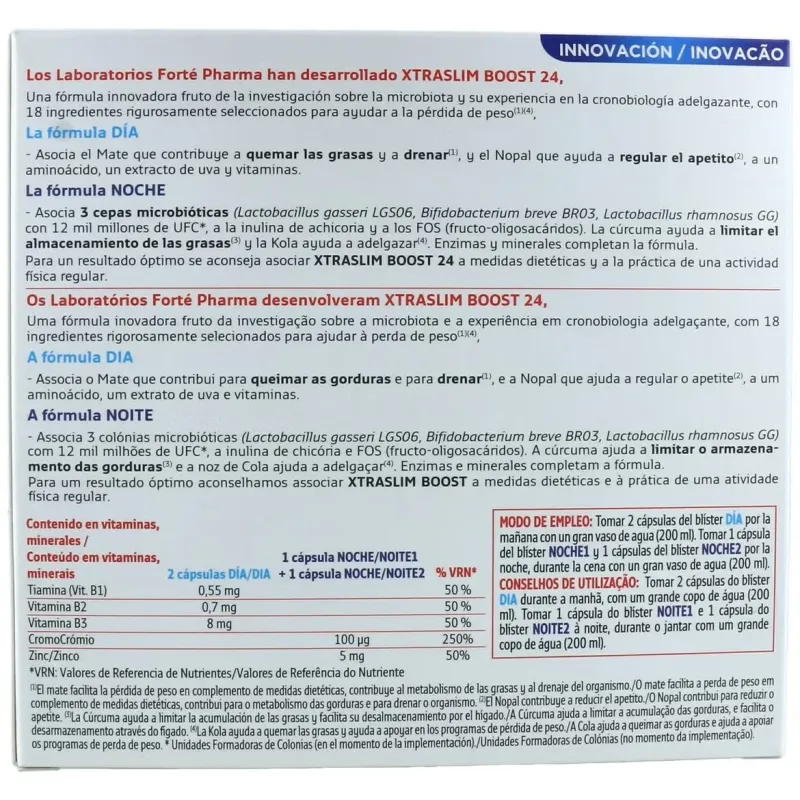 Forte pharma xtraslim boost 24h 120caps | Farmacia Barata Forte pharma xtraslim boost 24h 120caps | Farmacia Barata
