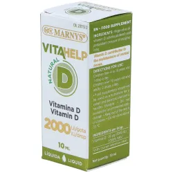 Marnys vitamina d 2000ui líquida línea vitahelp 10ml | Farmacia Barata