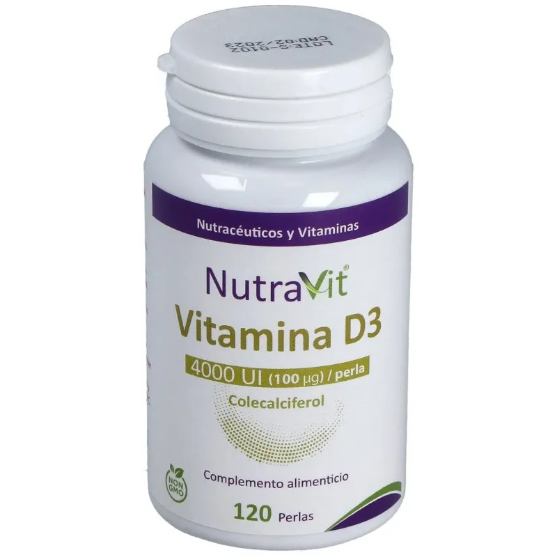 Nutravit vitamina d3 120 perlas | Farmacia Barata