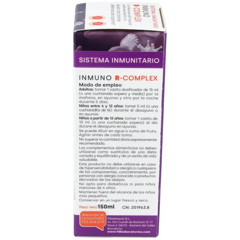 Fdb inmuno r-complex 150ml | Farmacia Barata