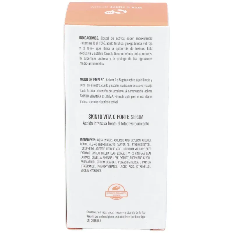 Skin10 vita c forte serum 30ml. | Farmacia Barata Skin10 vita c forte serum 30ml. | Farmacia Barata