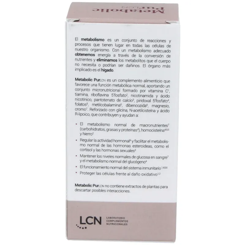 Lcn metabolic pur 60caps | Farmacia Barata