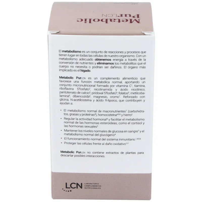 Lcn metabolic pur 120caps | Farmacia Barata