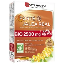 Forte Pharma Jalea Real Bio 2500 mg, 20 ampollas