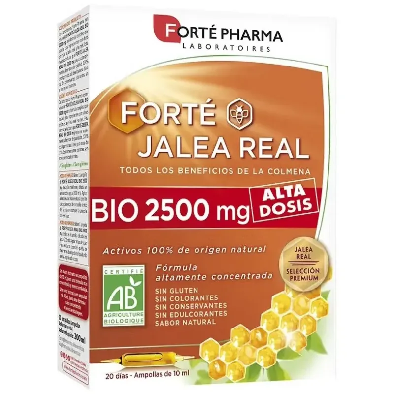 Forte pharma jalea real bio 2500mg 20 ampollas | Farmacia Barata Forte pharma jalea real bio 2500mg 20 ampollas | Farmacia Barata