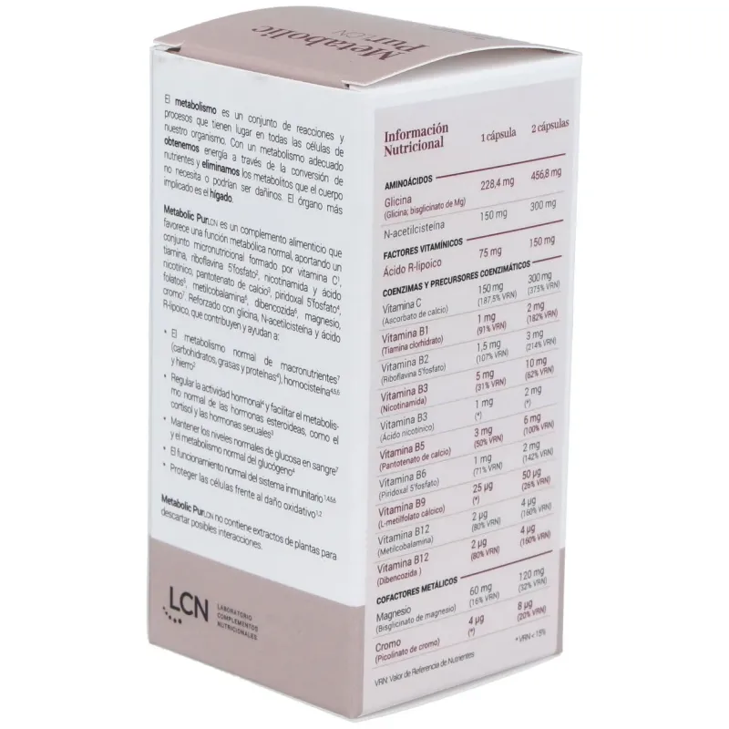 Lcn metabolic pur 60caps | Farmacia Barata