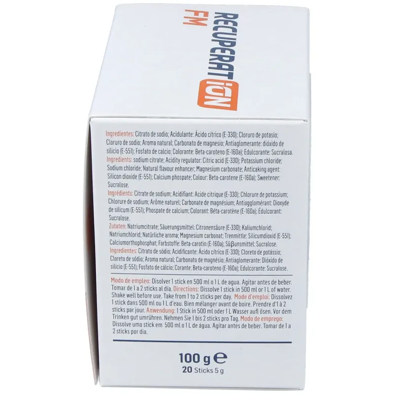 Recuperat-ion fm sin azucar sabor naranja 20sbrs. | Farmacia Barata