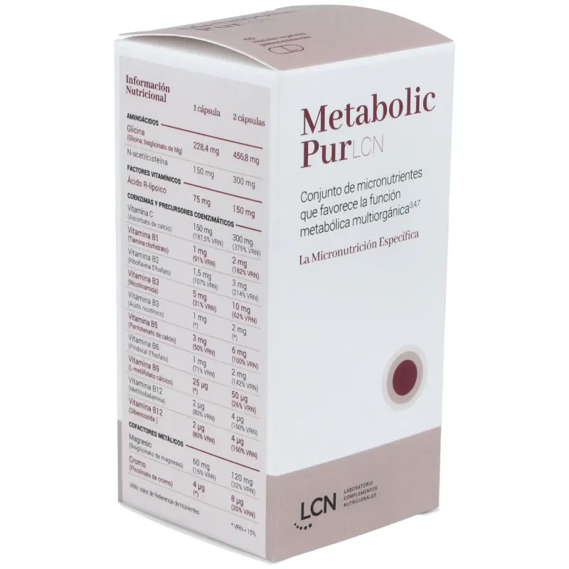 Lcn metabolic pur 60caps | Farmacia Barata