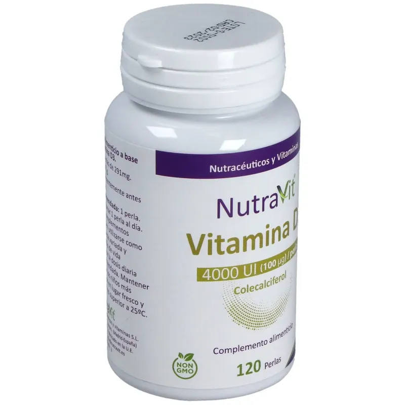 Nutravit vitamina d3 120 perlas | Farmacia Barata