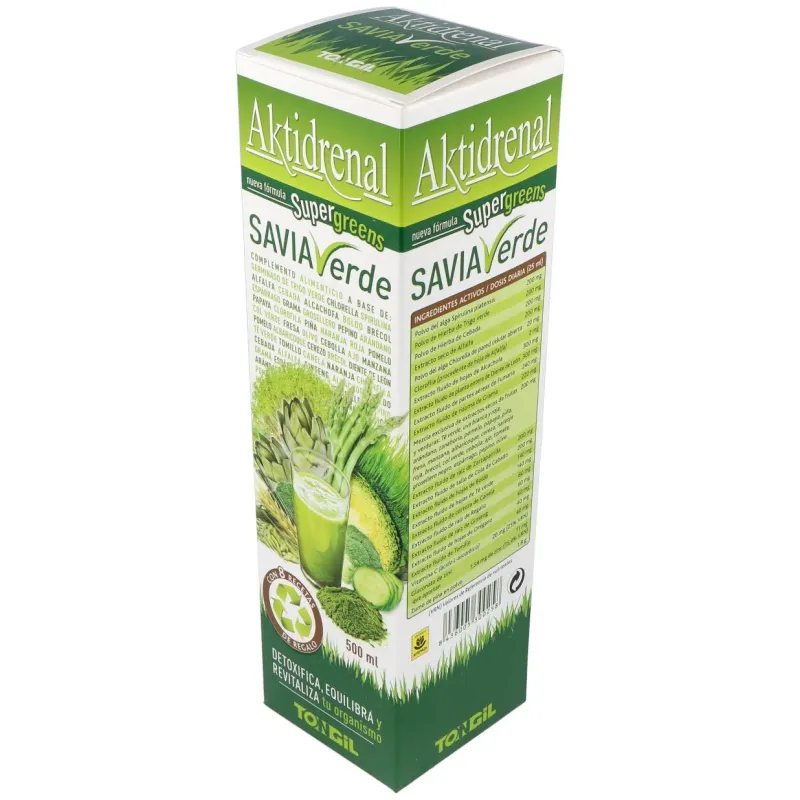 Aktidrenal savia verde 500ml. lineabel | Farmacia Barata Aktidrenal savia verde 500ml. lineabel | Farmacia Barata