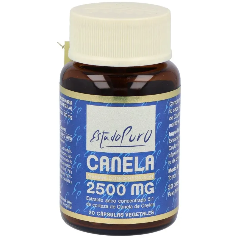 Tongil canela estado puro 30caps 2500mg | Farmacia Barata