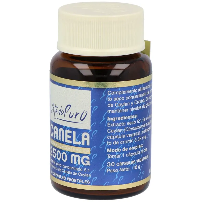 Tongil canela estado puro 30caps 2500mg | Farmacia Barata