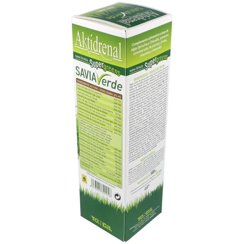 Aktidrenal savia verde 500ml. lineabel | Farmacia Barata Aktidrenal savia verde 500ml. lineabel | Farmacia Barata