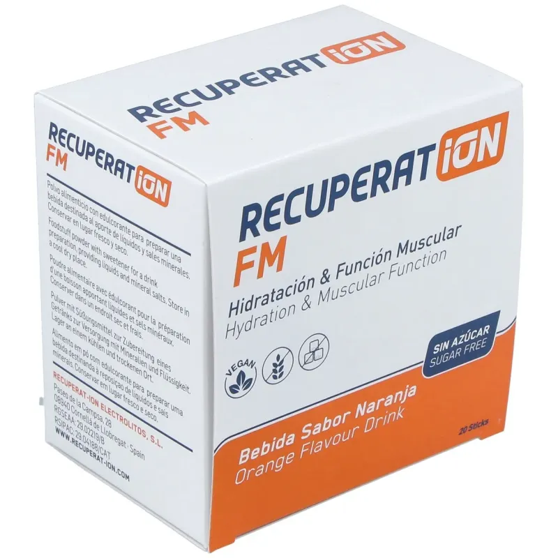 Recuperat-ion fm sin azucar sabor naranja 20sbrs. | Farmacia Barata
