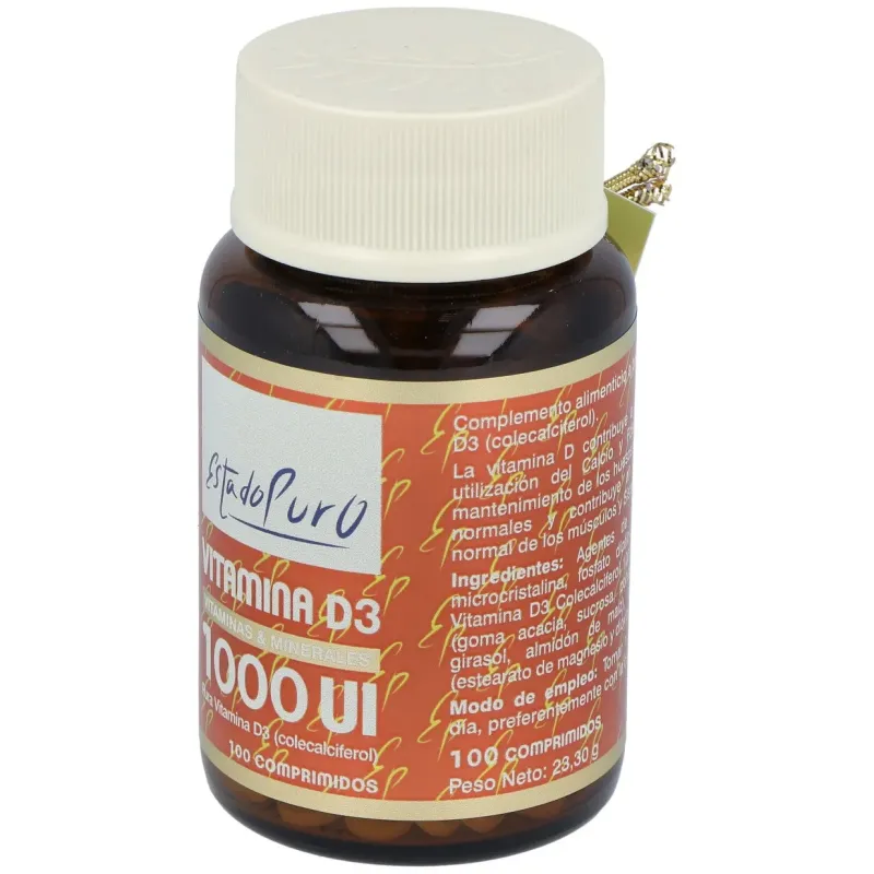 Tongil estado puro vitamina d3 1000 ui 100comp | Farmacia Barata Tongil estado puro vitamina d3 1000 ui 100comp | Farmacia Barata
