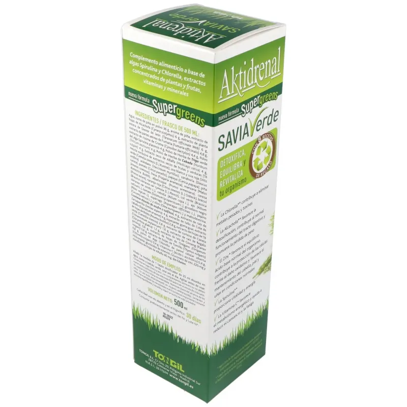 Aktidrenal savia verde 500ml. lineabel | Farmacia Barata Aktidrenal savia verde 500ml. lineabel | Farmacia Barata