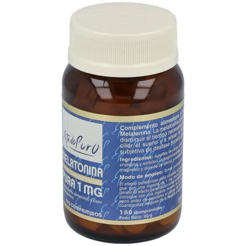 Tongil estado puro melatonina pura 1mg 180comp | Farmacia Barata