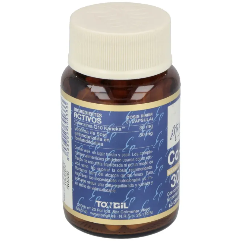 Tongil estado puro coenzima q-10 30 mg 60 cápsulas | Farmacia Barata