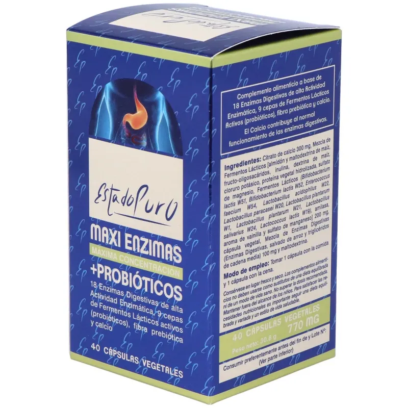 Tongil estado puro maxi enzimas + probióticos 40caps | Farmacia Barata Tongil estado puro maxi enzimas + probióticos 40caps | Farmacia Barata