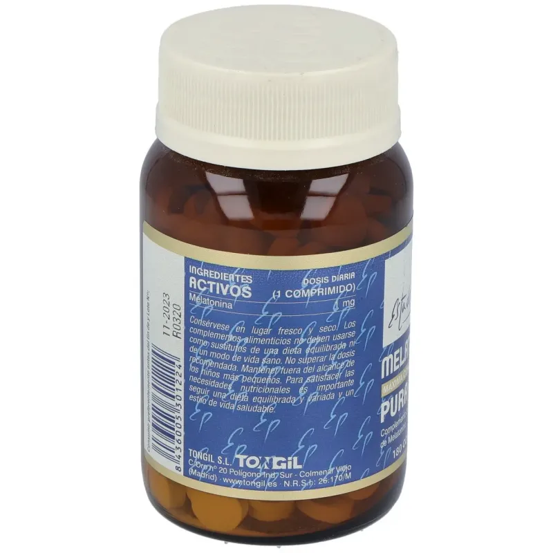 Tongil estado puro melatonina pura 1mg 180comp | Farmacia Barata