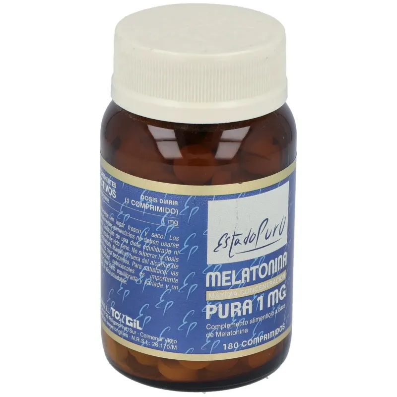 Tongil estado puro melatonina pura 1mg 180comp | Farmacia Barata