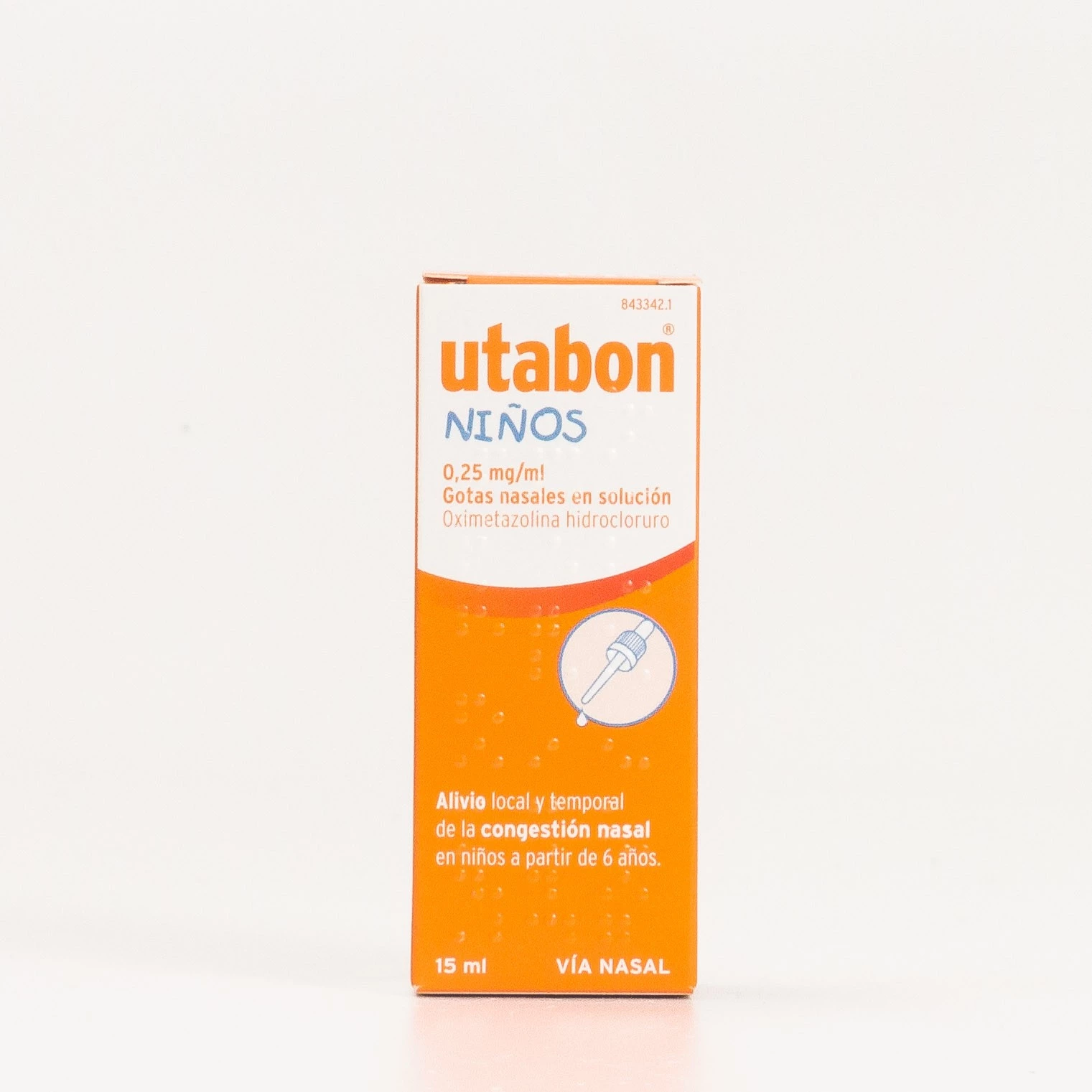 UTABON NIÑOS 0.25 MG/ML GOTAS NASALES 1 FRASCO SOLUCION 15 ML