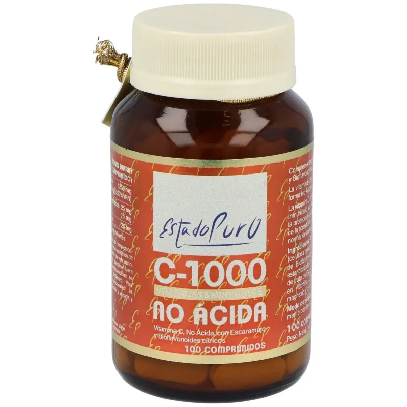 Tongil estado puro vitamina c-1000 no ácida 100comp | Farmacia Barata