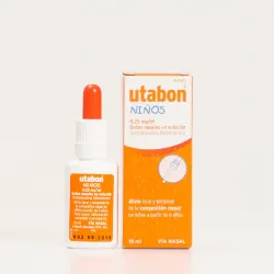 UTABON NIÑOS 0.25 MG/ML GOTAS NASALES 1 FRASCO SOLUCION 15 ML UTABON NIÑOS 0.25 MG/ML GOTAS NASALES 1 FRASCO SOLUCION 15 ML