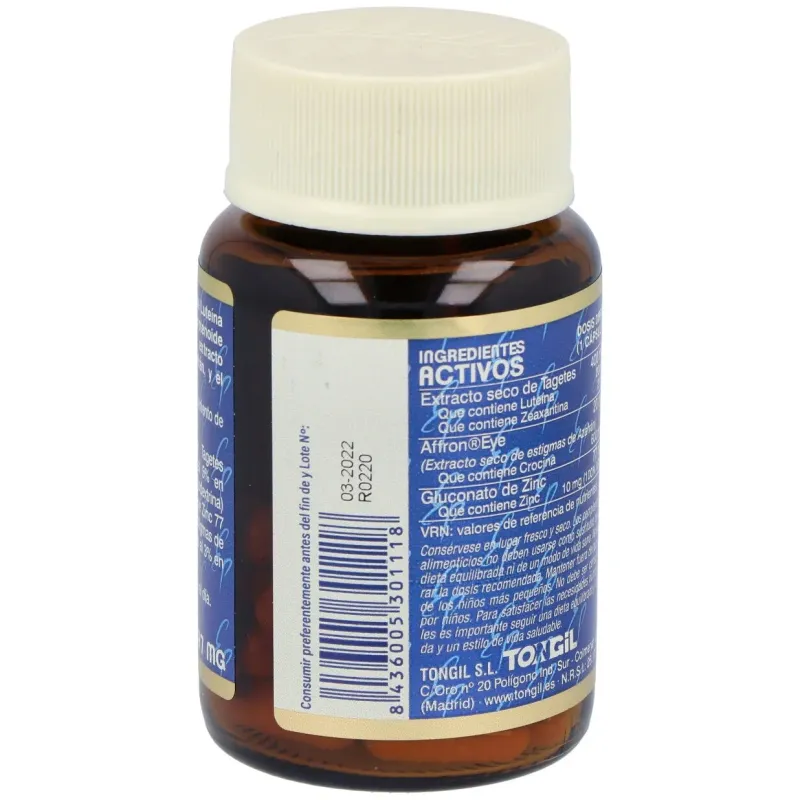 Tongil estado puro luteína 20mg crocina 30caps | Farmacia Barata Tongil estado puro luteína 20mg crocina 30caps | Farmacia Barata