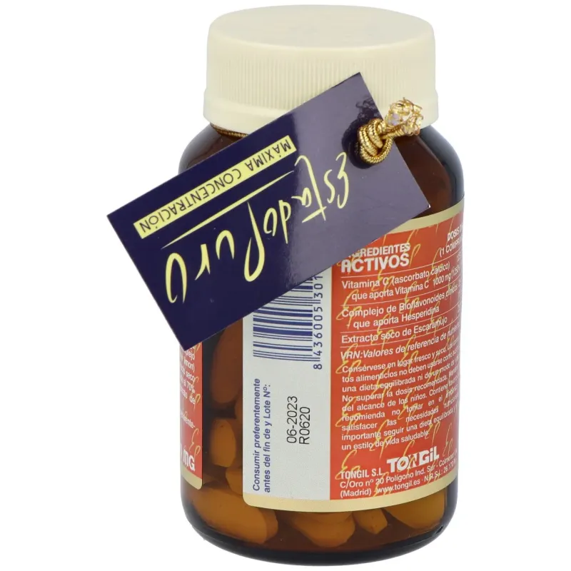Tongil estado puro vitamina c-1000 no ácida 100comp | Farmacia Barata