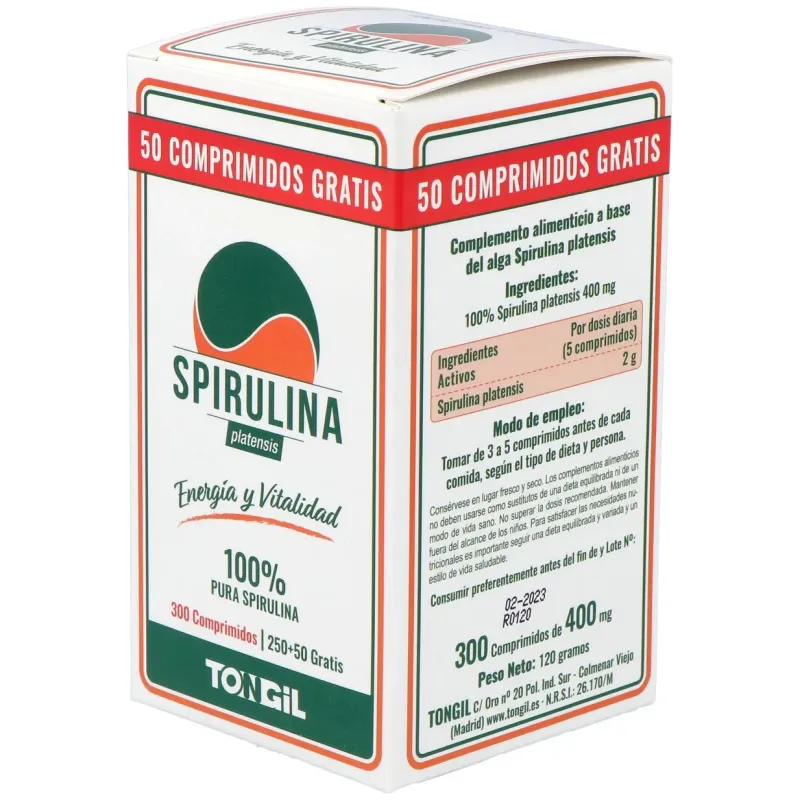 Tongil spirulina 300comp | Farmacia Barata Tongil spirulina 300comp | Farmacia Barata