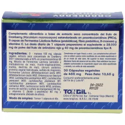 Tongil estado puro cranberry complex 30caps | Farmacia Barata Tongil estado puro cranberry complex 30caps | Farmacia Barata