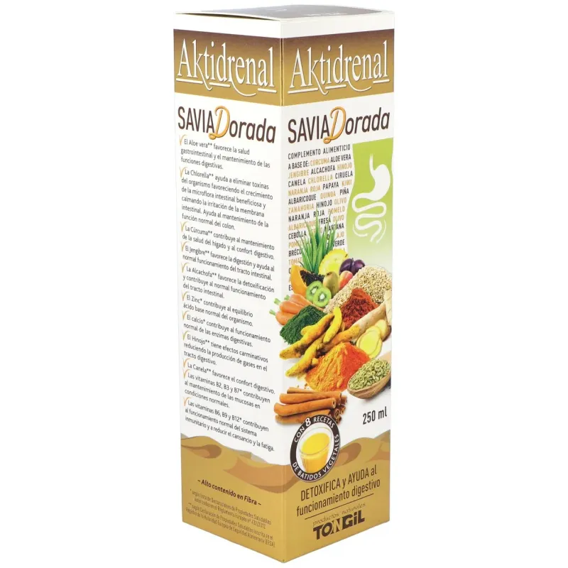 Aktidrenal savia dorada 250ml. lineabel | Farmacia Barata Aktidrenal savia dorada 250ml. lineabel | Farmacia Barata