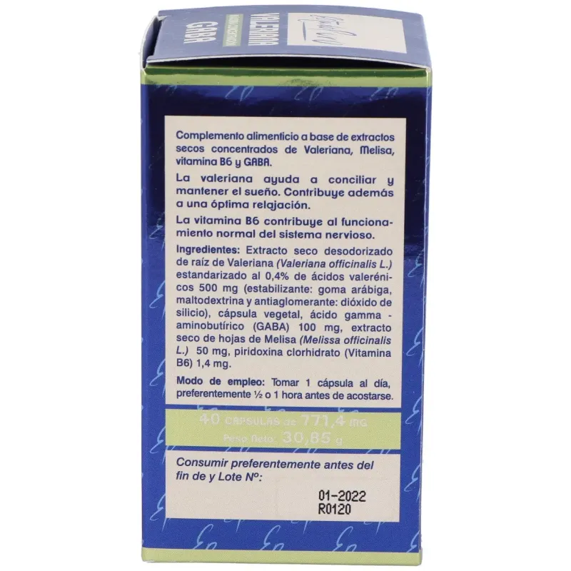 Tongil estado puro valeriana gaba 40caps | Farmacia Barata