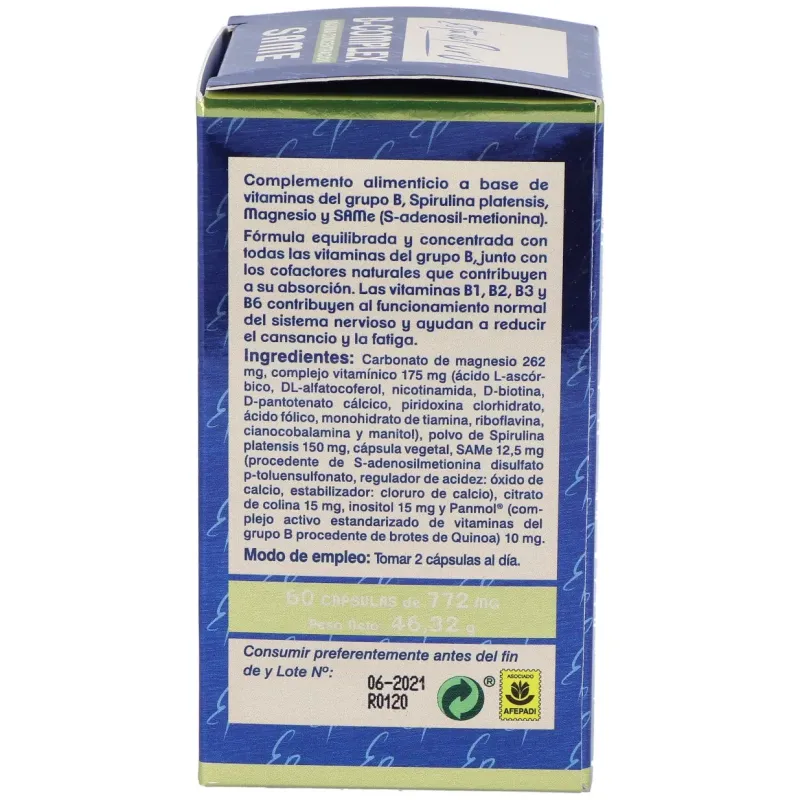 B complex-same 60cap. estado puro | Farmacia Barata B complex-same 60cap. estado puro | Farmacia Barata