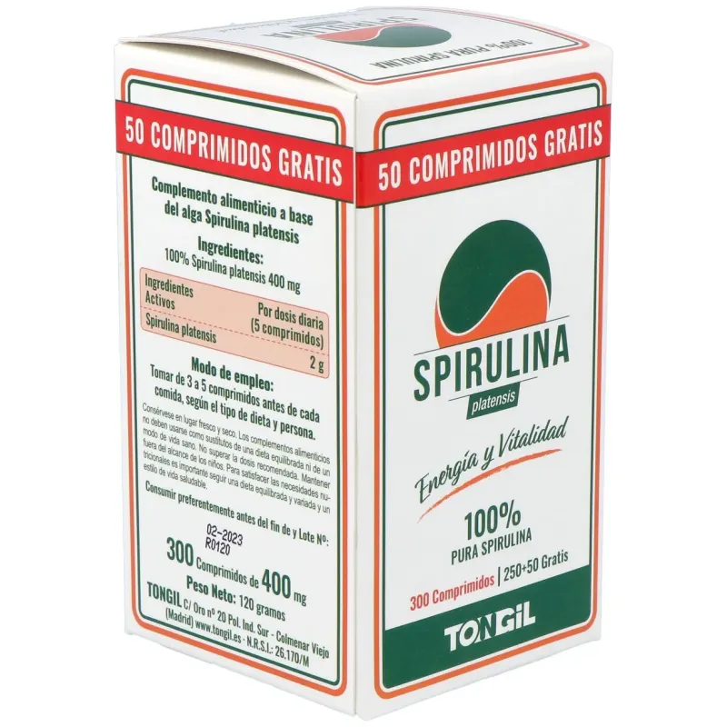 Tongil spirulina 300comp | Farmacia Barata Tongil spirulina 300comp | Farmacia Barata