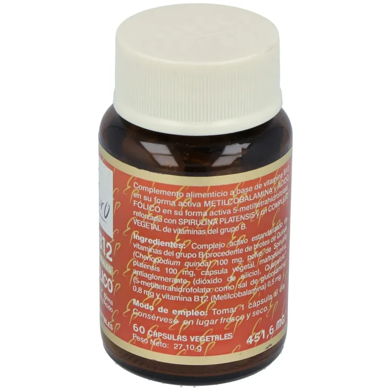 Tongil estado puro metil b12 ácido fólico 60caps | Farmacia Barata