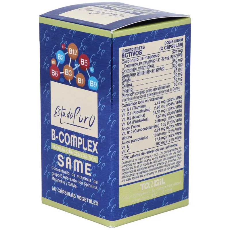B complex-same 60cap. estado puro | Farmacia Barata B complex-same 60cap. estado puro | Farmacia Barata