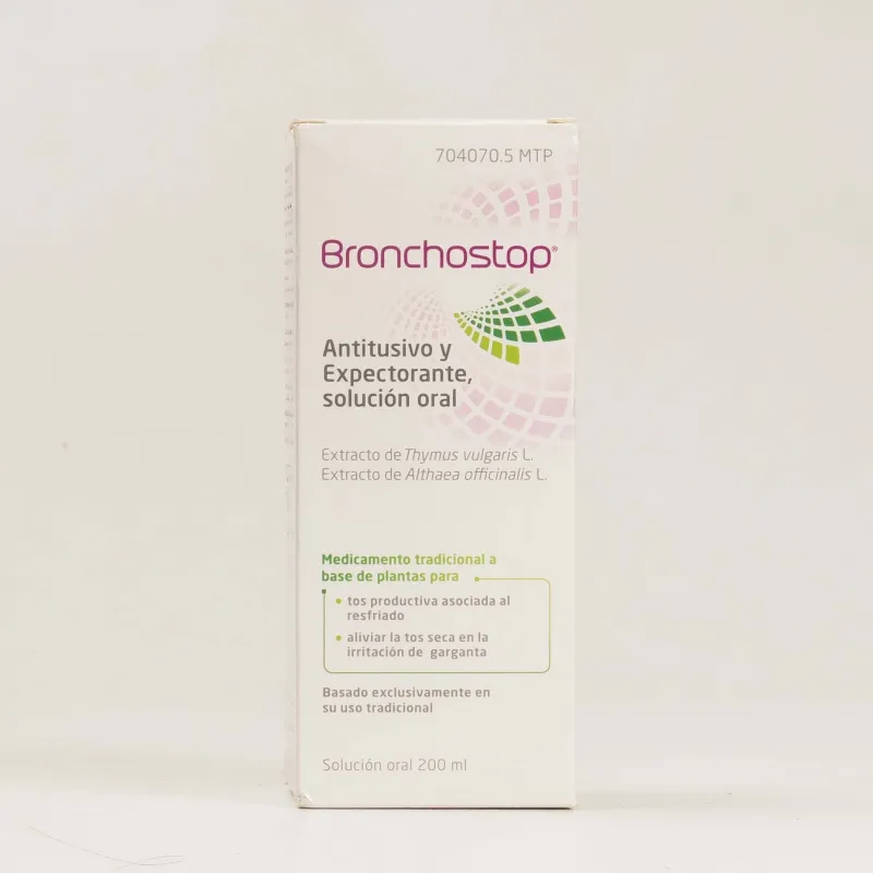 BRONCHOSTOP ANTITUSIVO Y EXPECTORANTE SOLUCION ORAL 200 ML