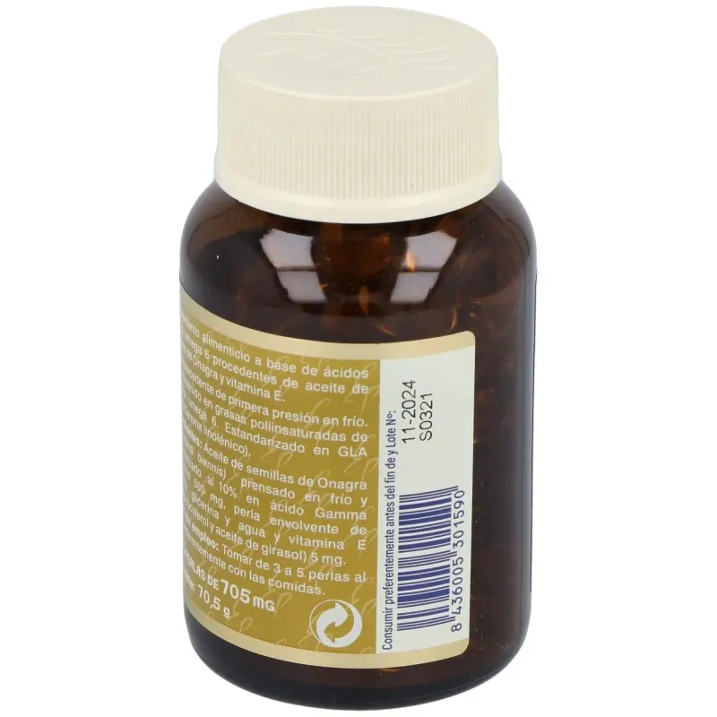 Onagra aceites activos 100perlas | Farmacia Barata