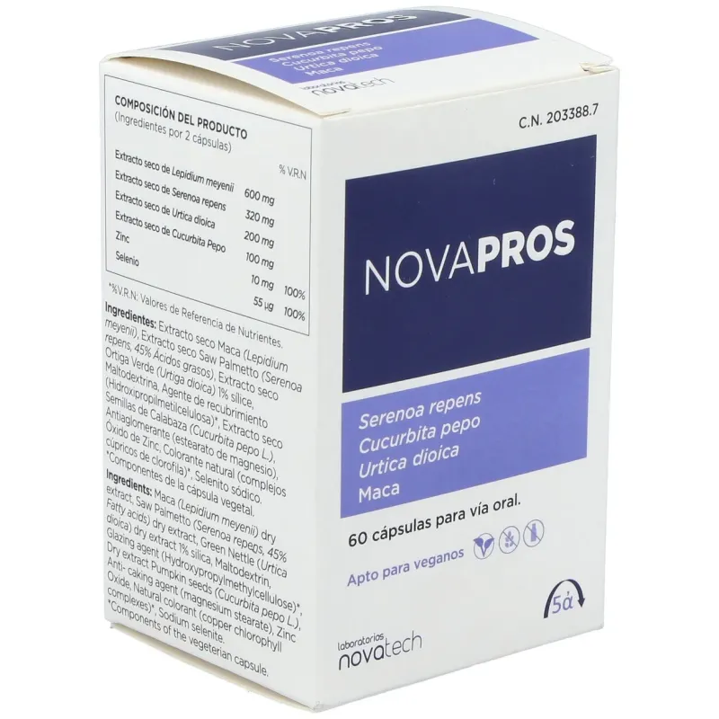 Novatech novapros 60caps | Farmacia Barata