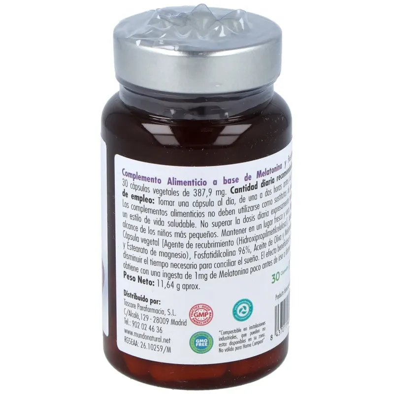 Calm plus melatonina 30cap. | Farmacia Barata