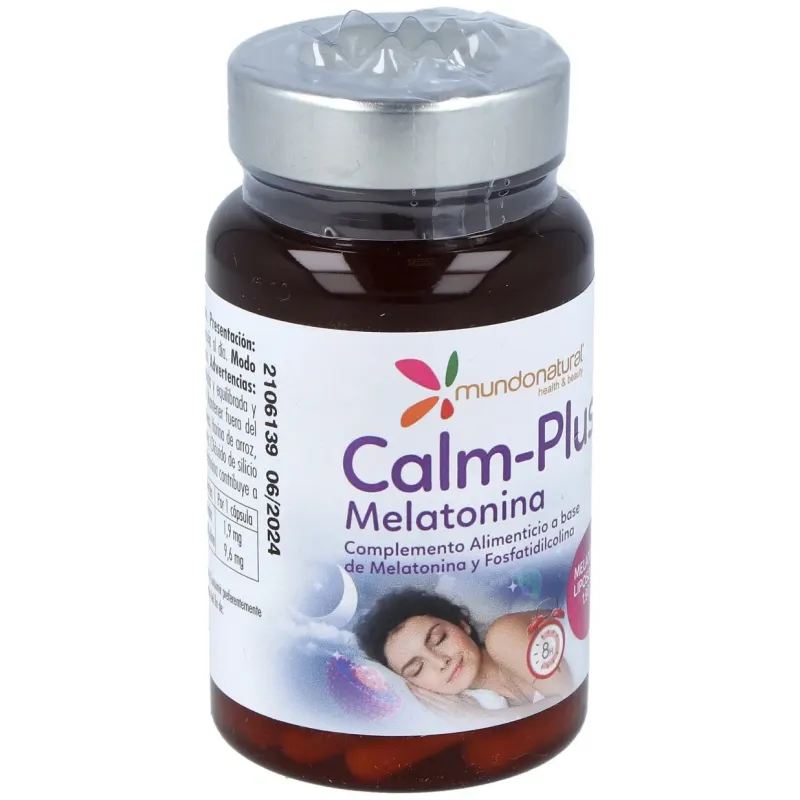 Calm plus melatonina 30cap. | Farmacia Barata
