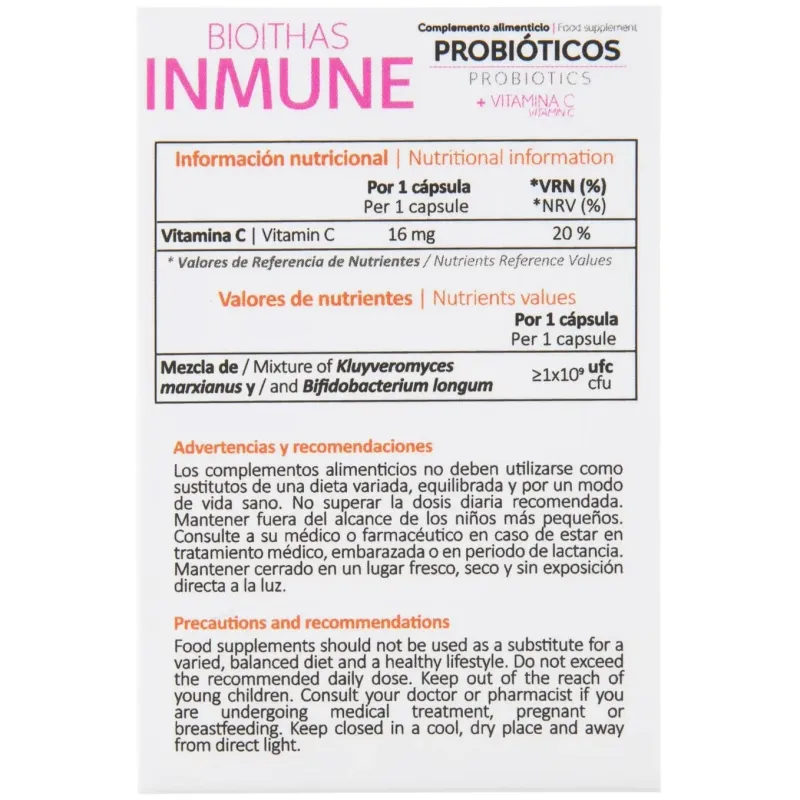 Bioithas inmune 30 caps | Farmacia Barata
