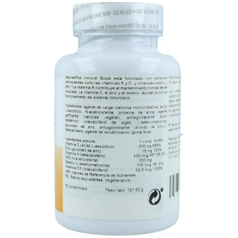 Naturesplus immune boost 60comp | Farmacia Barata Naturesplus immune boost 60comp | Farmacia Barata