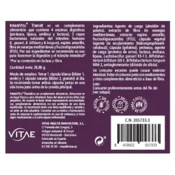 Vitae intestvita transit 60caps | Farmacia Barata Vitae intestvita transit 60caps | Farmacia Barata